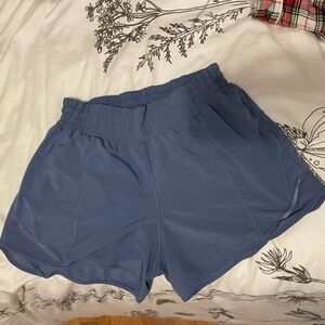 Lululemon Athletica “Hotty Hot” high rise shorts